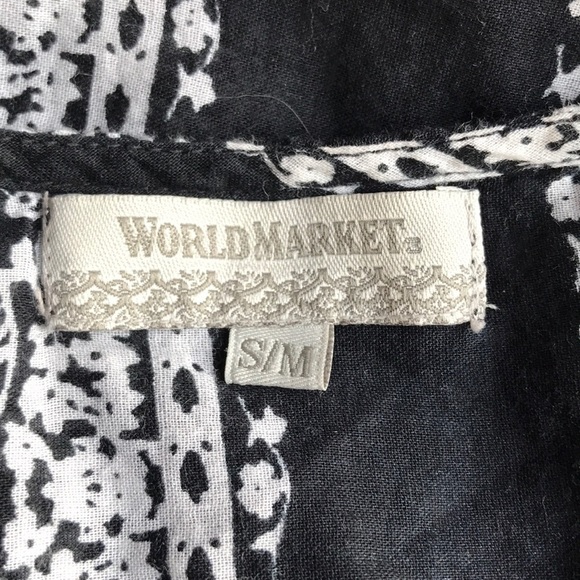 WORLD MARKET SMALL B&W COVERUP - Picture 7 of 8